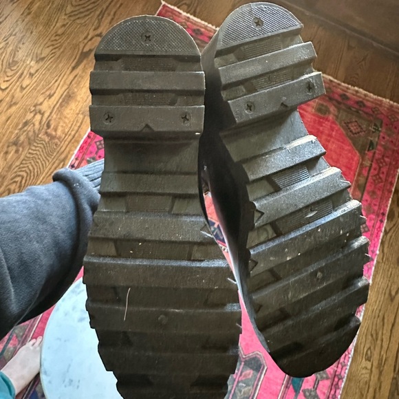 Boho Black Ankle Boots with Gem Accents | Chelsea Boots - Picture 5 of 5